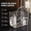 O conforto e a hidratação que o seu gato merece — AquaPet Flow™