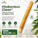 Dentes mais limpo e hálito fresco — VitaBamboo Clean™
