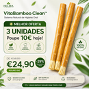 Dentes mais limpo e hálito fresco — VitaBamboo Clean™