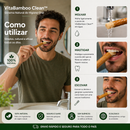 Dentes mais limpo e hálito fresco — VitaBamboo Clean™